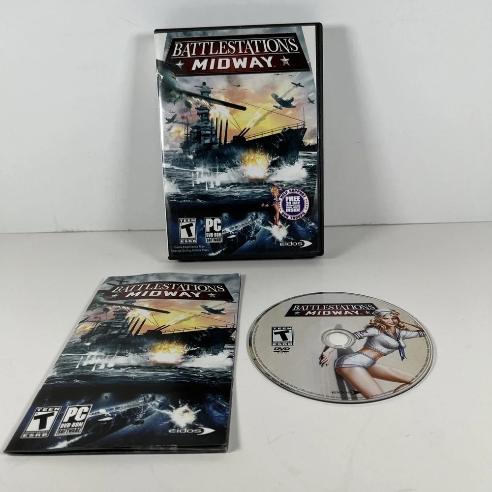 Battlestations: Midway (PC‎ Game DVD-ROM, 2006) With Manual PreOwned